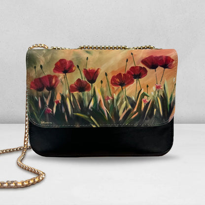 Poppies - Silk Scarf/Purse Bundle