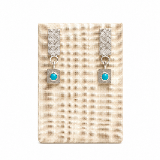 Woven Legacy - Earrings by Renée Lee Jewelry