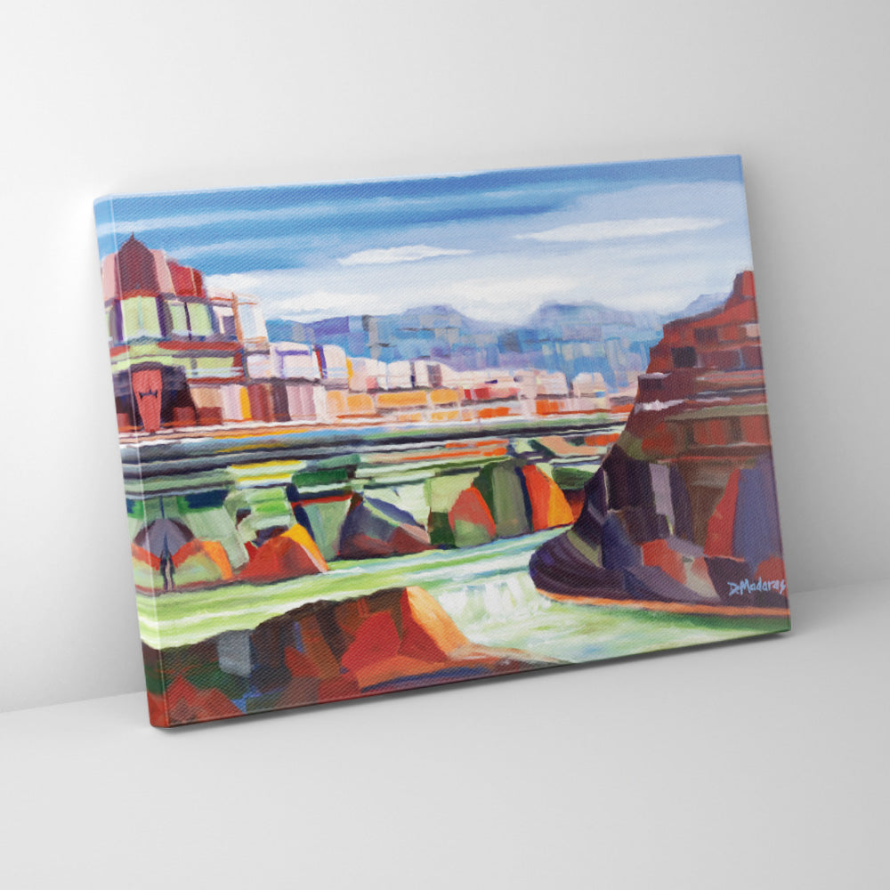 River in the Canyon- Canvas