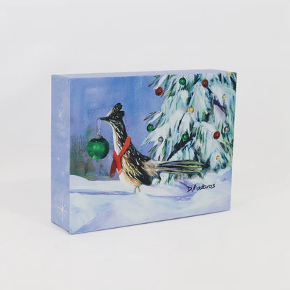 Roadrunner in Snow - Signature Holiday Card Box