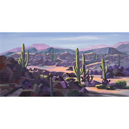 Rocks in the Desert- Canvas Panorama