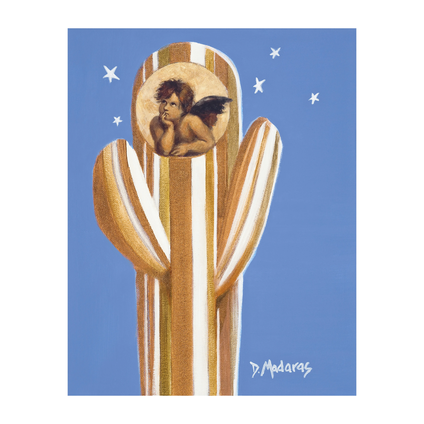 Saguaro Raphael- Matted Print