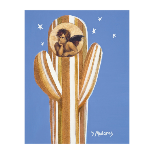 Saguaro Raphael- Matted Print