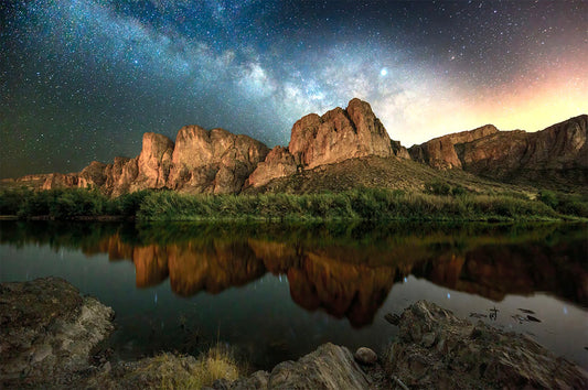 Salt River Milky Way by Ray Del Muro
