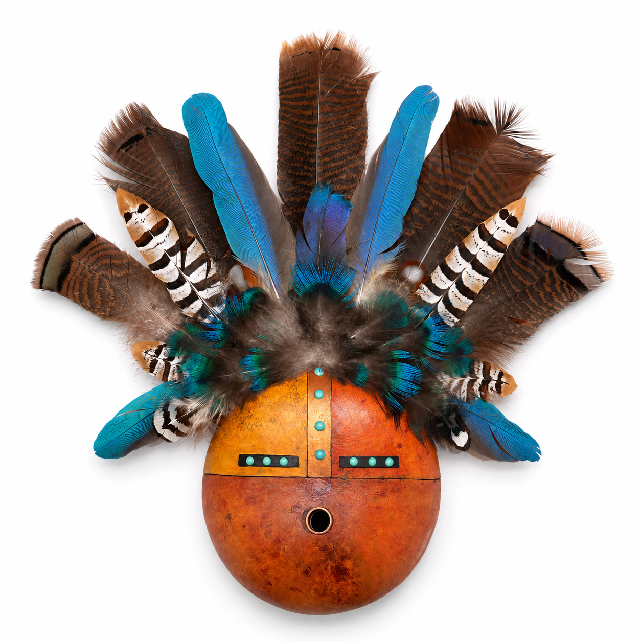 DW211 "SHASTA" Gourd Mask by Diane West