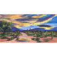 Sabino Canyon Sunset - Canvas Panorama