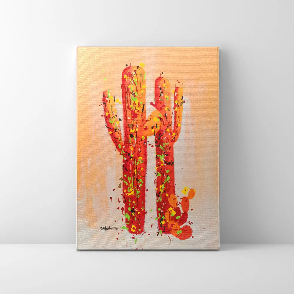 Saguaro Pollock - Canvas