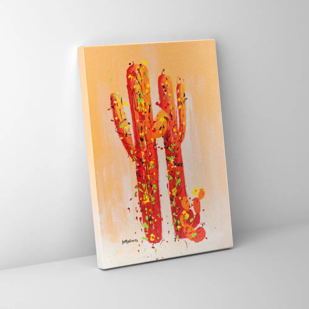 Saguaro Pollock - Canvas