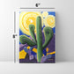 Saguaro Van Gogh- Mini Canvas
