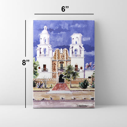 San Xavier Mission- Mini Canvas