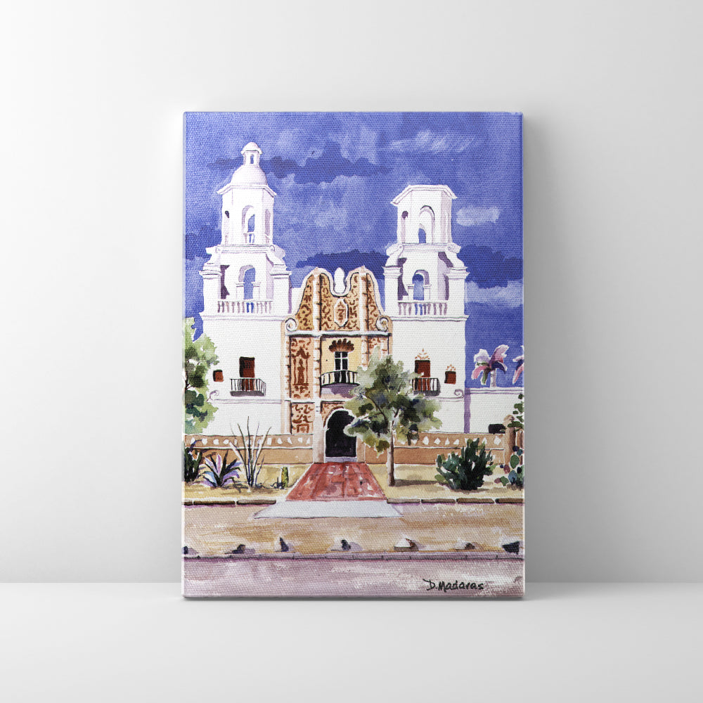 San Xavier Mission- Mini Canvas