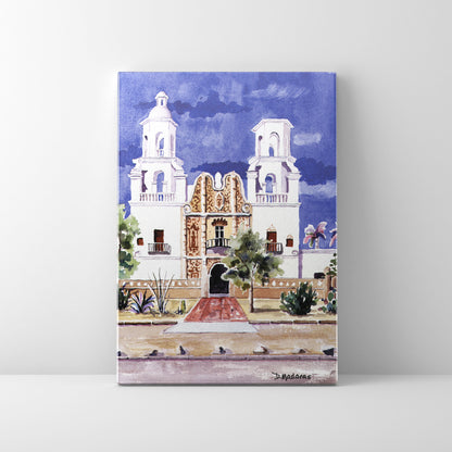 San Xavier Mission- Mini Canvas