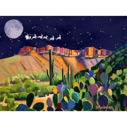 Santa Visits Aravaipa  -Signature Holiday Card Box