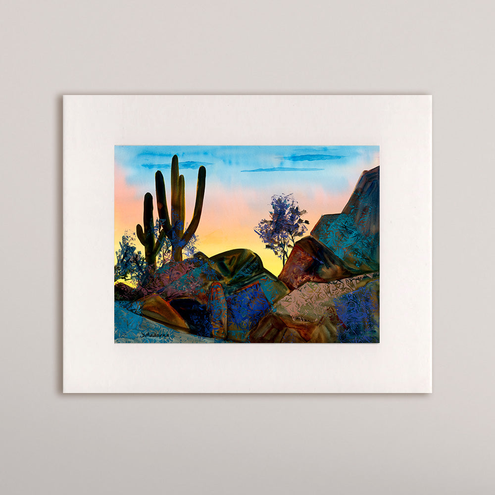 Silhouette- Matted Print