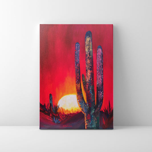 Singing Saguaro- Canvas
