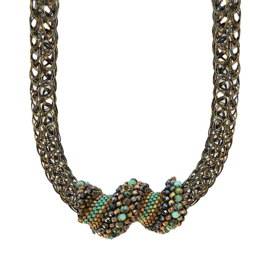 African Turquoise Necklace by Studio Jere