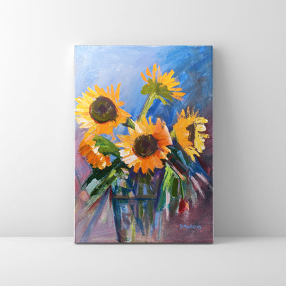 Sunflowers at the Ranch- Canvas