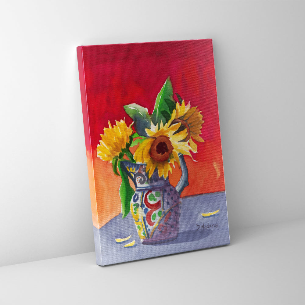 Sunflowers in Talavera- Canvas