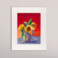 Sunflowers in Talavera- Matted Print