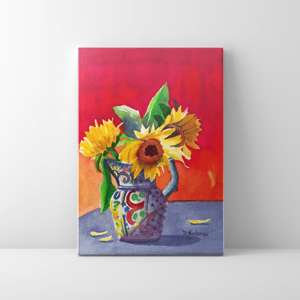Sunflowers in Talavera- Canvas
