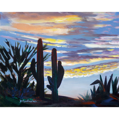 Sunrise Near Swan Road- Canvas