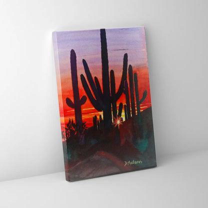 Sunset at Dove Mountain- Canvas