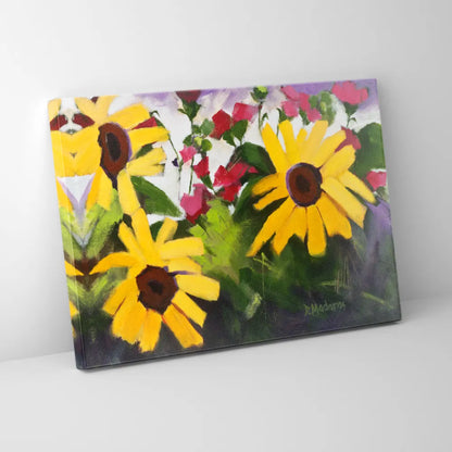 Three Sunflowers- Canvas