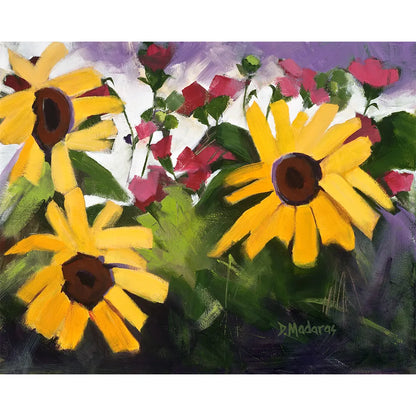 Three Sunflowers- Canvas