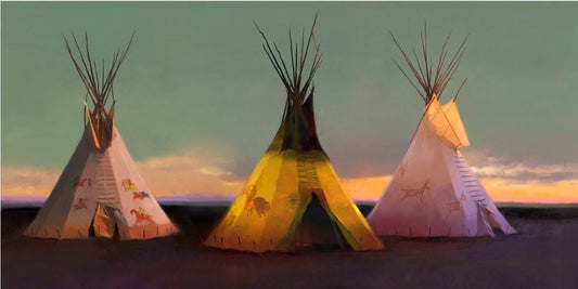 Tribal Tripartite by Tom Gilleon - Limited Edition Giclée