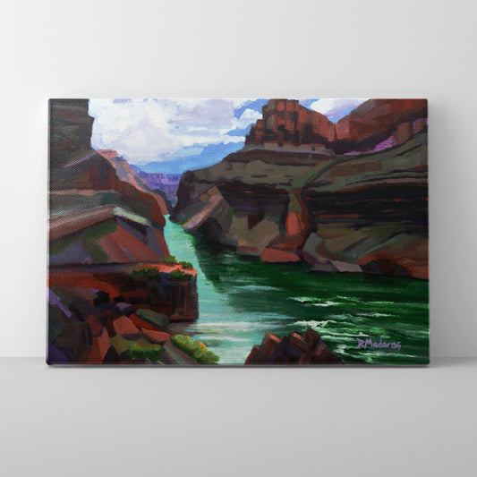 Trip Down the Grand Canyon- Canvas