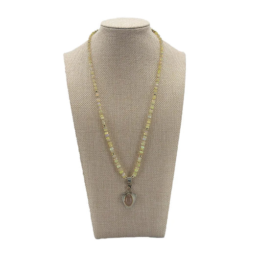 VSTS156 Pendant Peach moonstone by Valerie Smith
