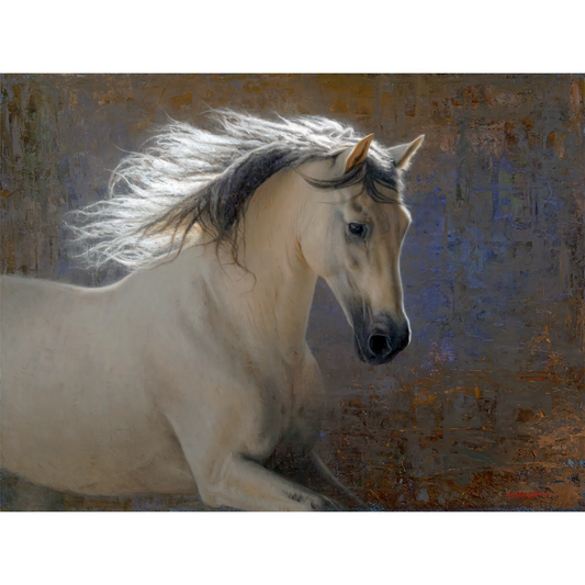 Vibration in Gold & Violet by Chauncey Homer- Canvas Giclée