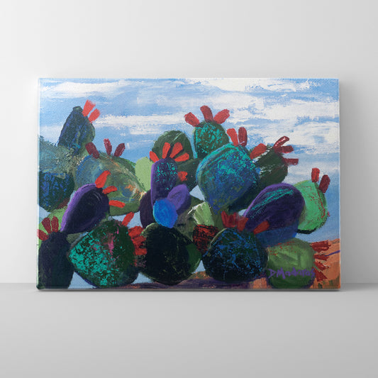 Wall of Prickly Pear- Canvas