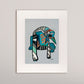 Wildcat Picasso- Matted Print