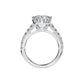 *NEW COUTURE COLLECTION Sterling Silver Solitaire Round Couture 6 Prong 10mm Ring by Bling