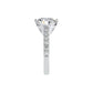 *NEW COUTURE COLLECTION Sterling Silver Solitaire Round Couture 6 Prong 10mm Ring by Bling