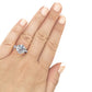*NEW COUTURE COLLECTION Sterling Silver Solitaire Round Couture 6 Prong 10mm Ring by Bling
