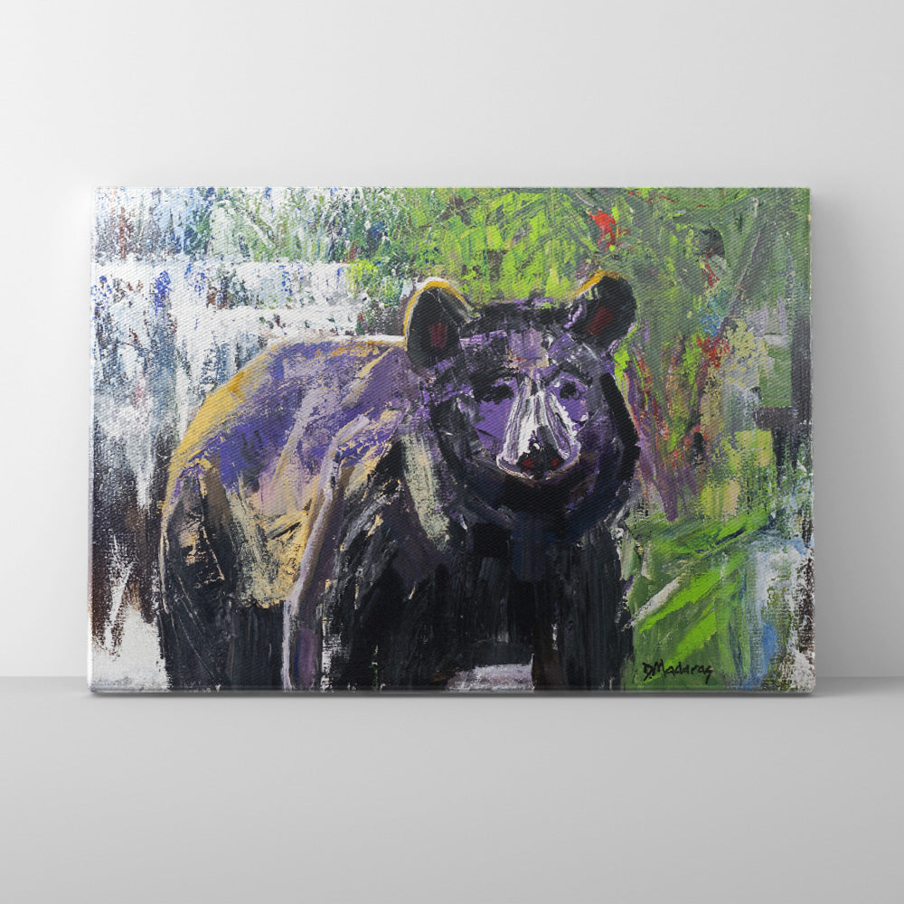 Bear in the Woods - Canvas