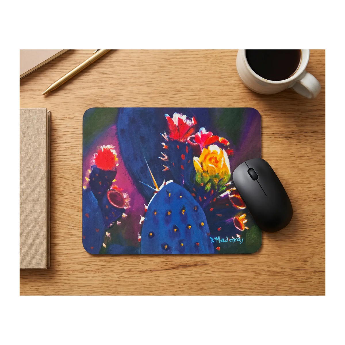 Blue Prickly Pear - Mousepad