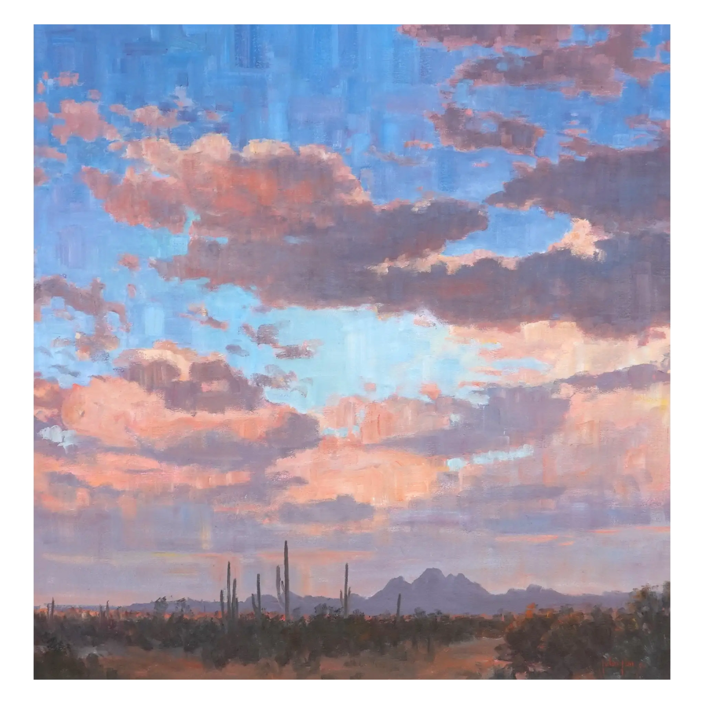 Clouds over the Arroyo by John Horejs