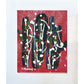 Happy Holiday Cactus by Diana Madaras - 8x10 Original Acrylic