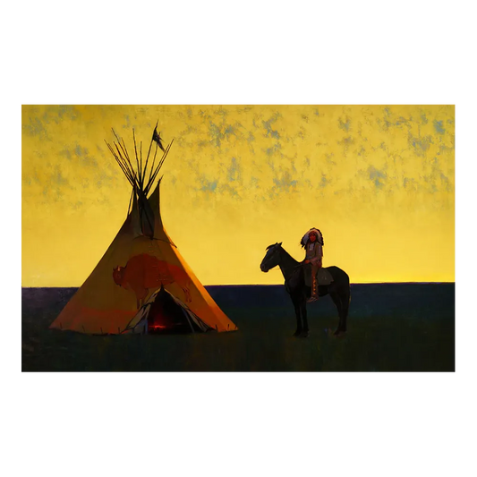 Indian Sunset I by Tom Gilleon - Limited Edition Giclée