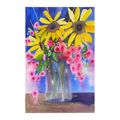 Joy in Bloom - Canvas