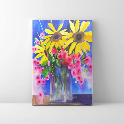 Joy in Bloom - Canvas