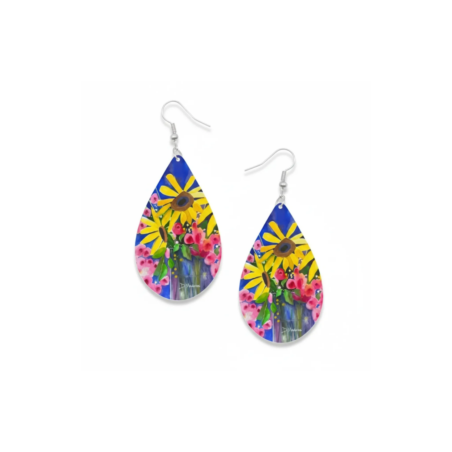 Joy in Bloom - Wood Earrings by Madaras