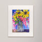 Joy in Bloom - Matted Print