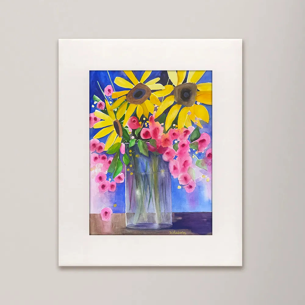 Joy in Bloom - Matted Print