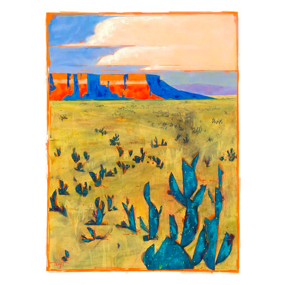 Mesa Country Canvas Giclee by Tony Thielen