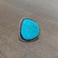 Vintage Large Powder Blue Ring size 10.75