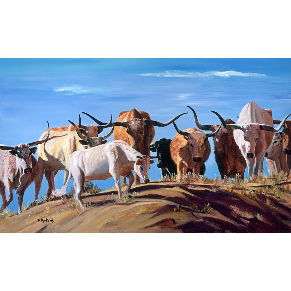 Over The Hill - Canvas Panorama